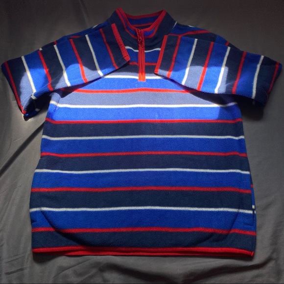 Crazy 8 multi striped colored boys plush jacket - Picture 1 of 5